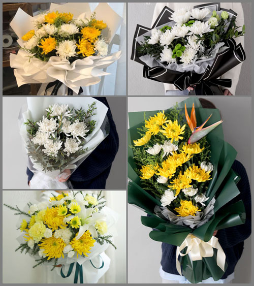 山东济宁邹城市北宿镇小贾村白事花束代送
